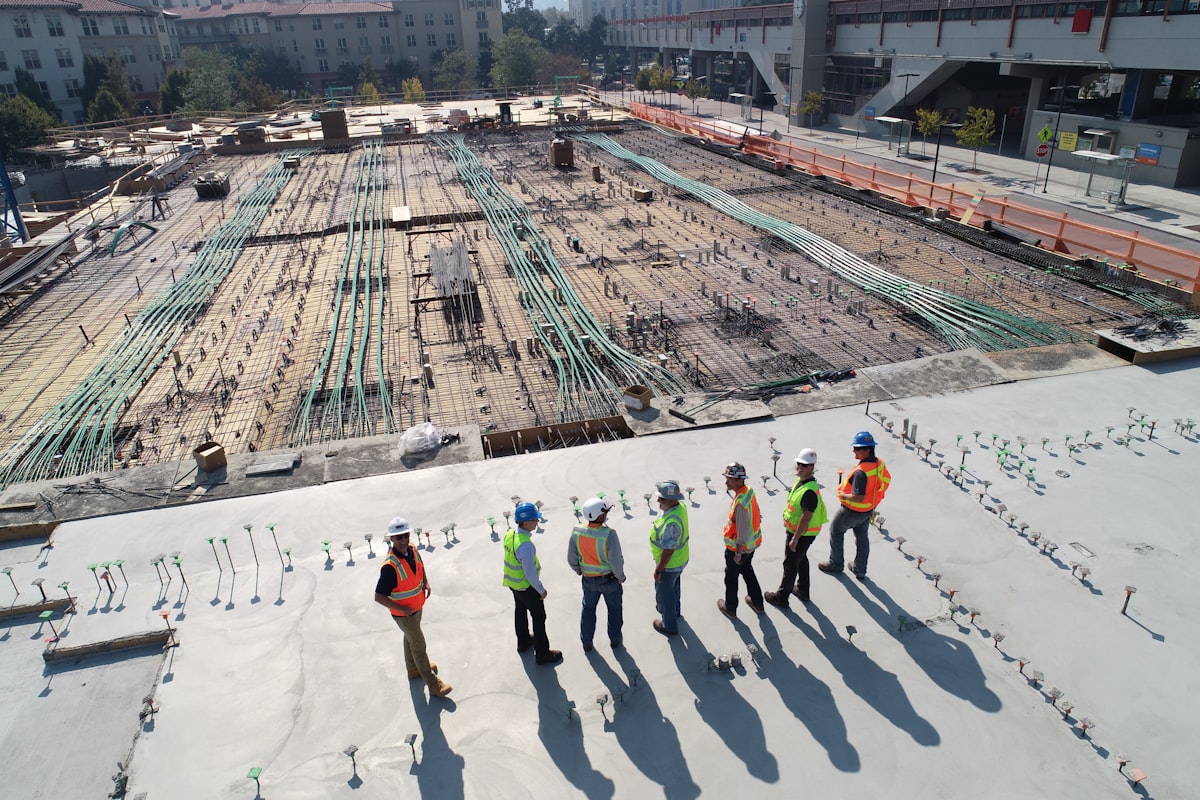 Construction site progress monitoring